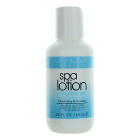 Spa Lotion Fragrance Free by Jerome Moments, 2oz Body Lotion women